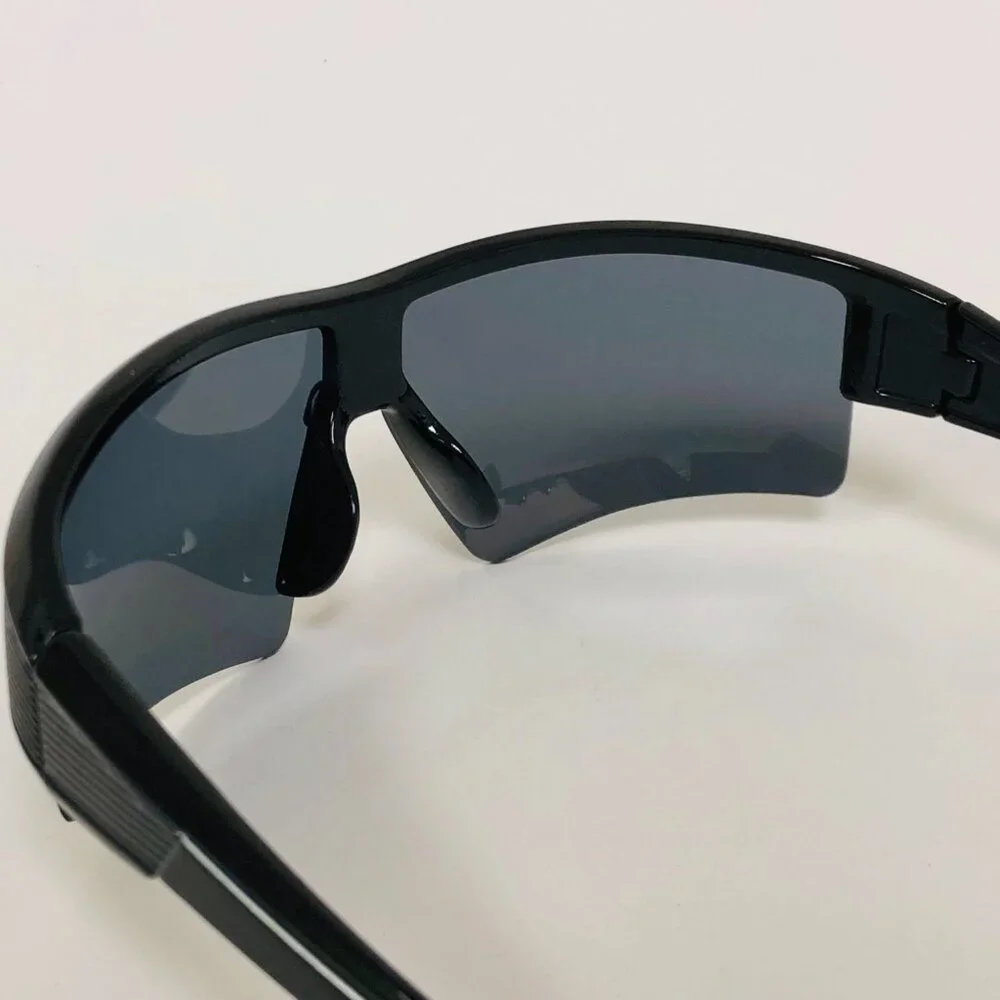 Men Sports Sunglasses Fashion Designer Retro Black Lens Outdoor Gafas Lentes New